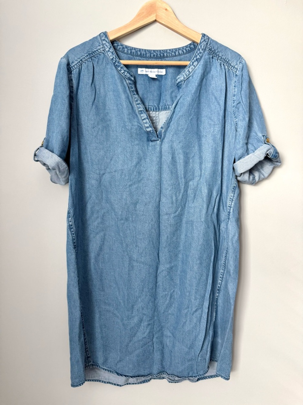 Southern Tide Ultra Soft Denim Shift Dress - Light Chambray